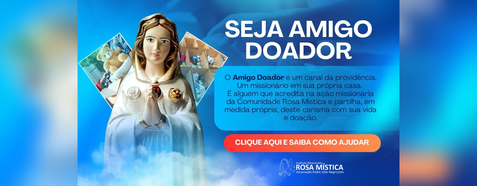 Seja amigo doador